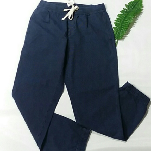 COPY - NWT J.Crew DENIM Striped Stadium Pants/ Jeans - Picture 4 of 8